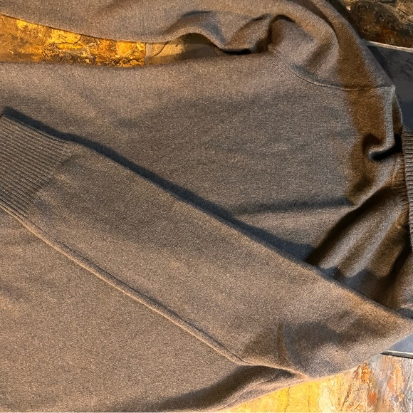 J Crew cashmere light olive turtleneck - Picture 2 of 4